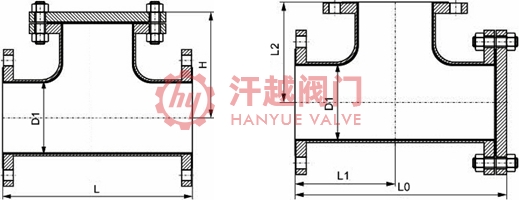 襯氟T型過濾器